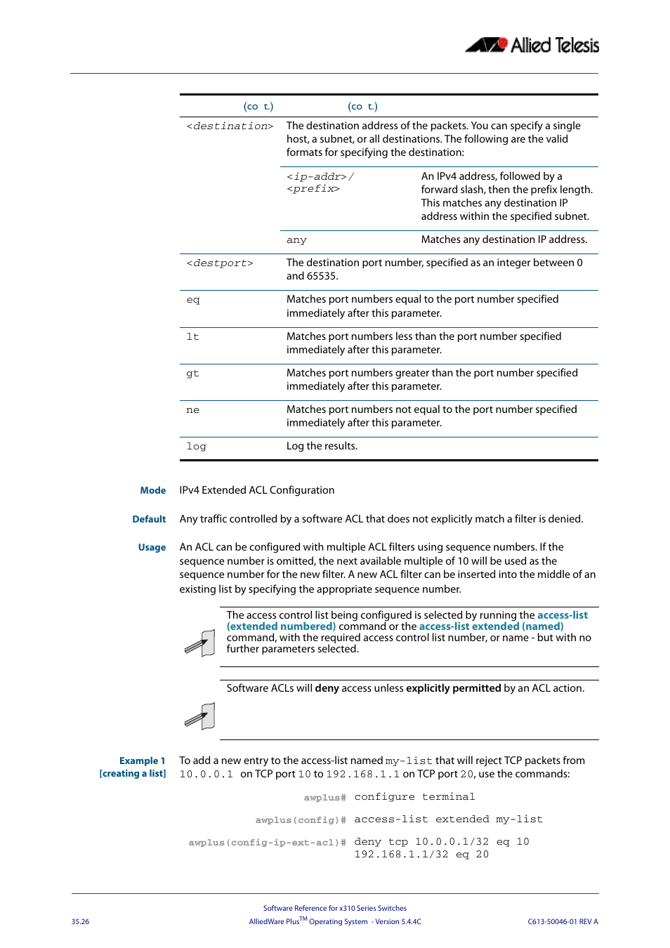 Allied Telesis AlliedWare Plus Operating System Version 5.4.4C (x310-26FT,x310-26FP,x310-50FT,x310-50FP) User Manual | Page 912 / 2220