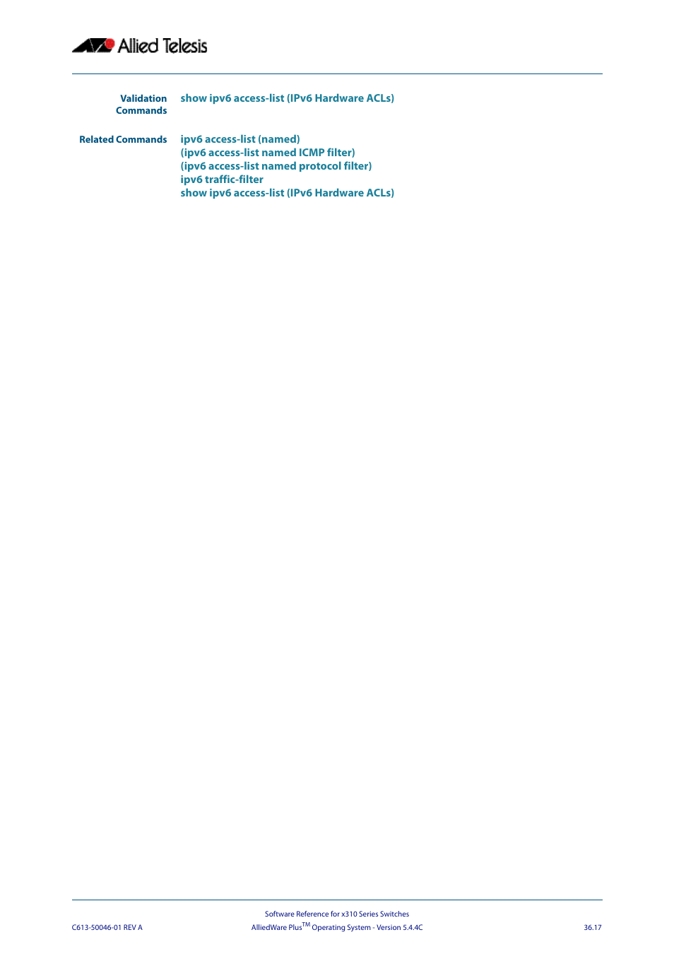 Allied Telesis AlliedWare Plus Operating System Version 5.4.4C (x310-26FT,x310-26FP,x310-50FT,x310-50FP) User Manual | Page 949 / 2220