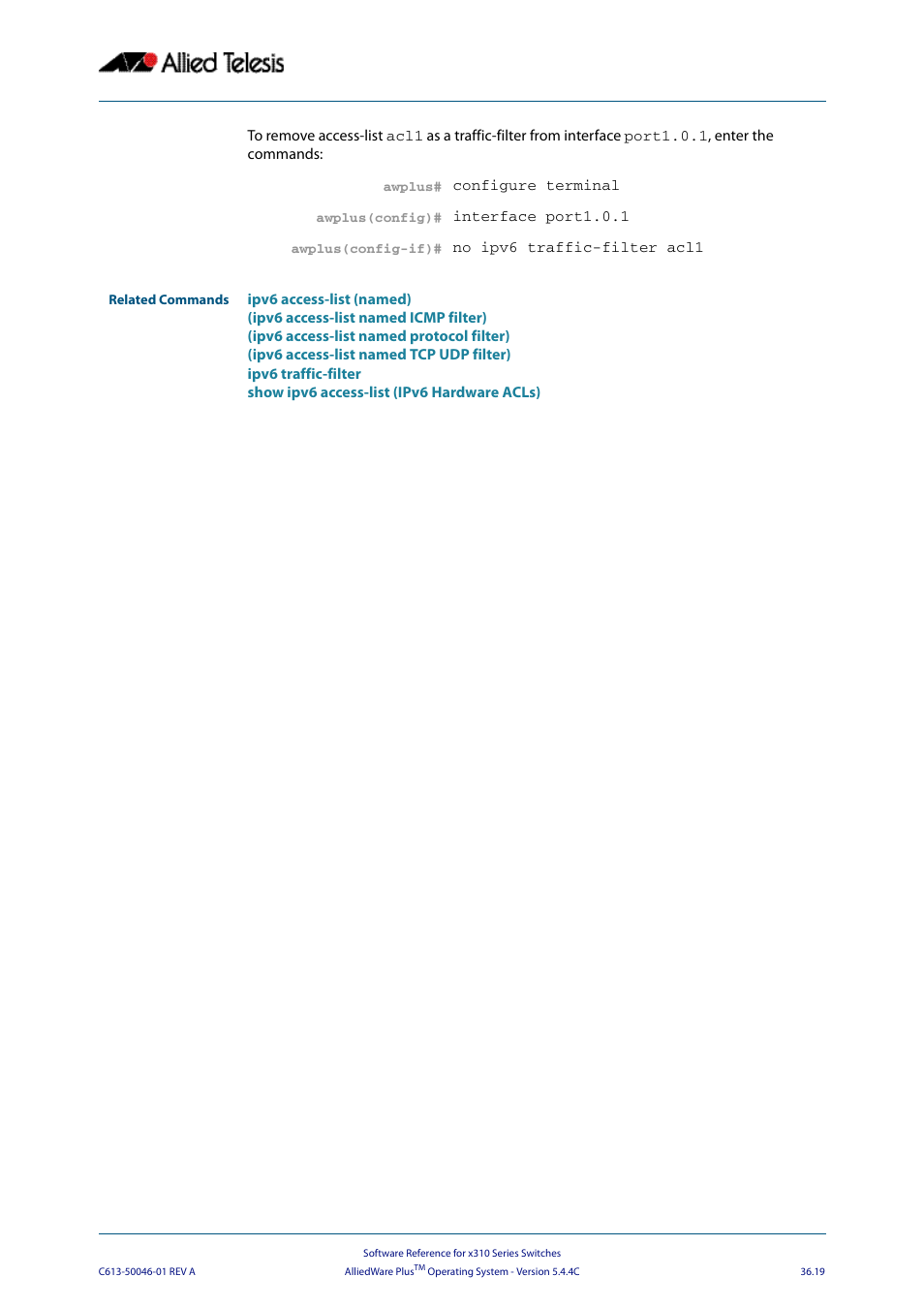 Allied Telesis AlliedWare Plus Operating System Version 5.4.4C (x310-26FT,x310-26FP,x310-50FT,x310-50FP) User Manual | Page 951 / 2220