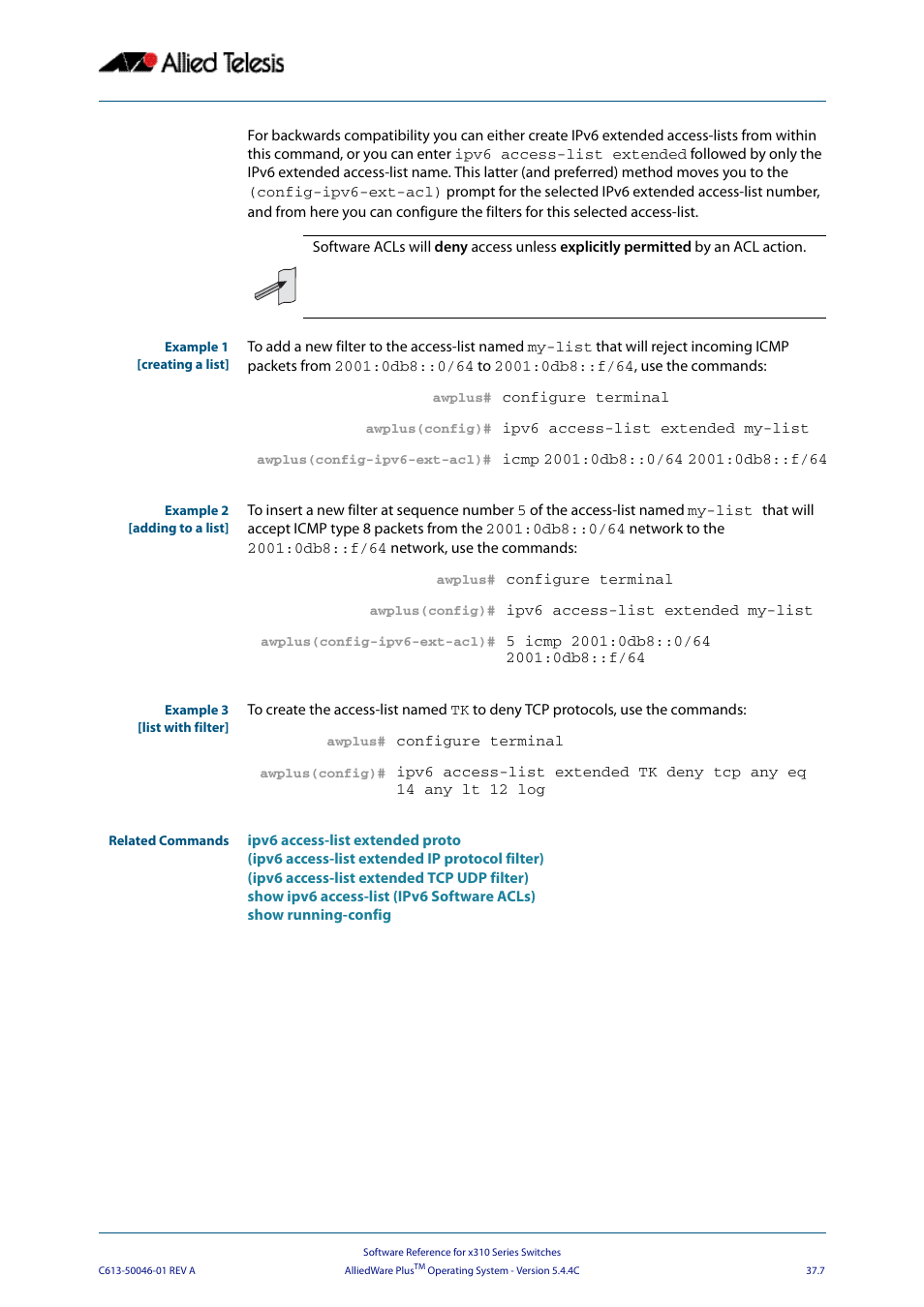 Allied Telesis AlliedWare Plus Operating System Version 5.4.4C (x310-26FT,x310-26FP,x310-50FT,x310-50FP) User Manual | Page 959 / 2220