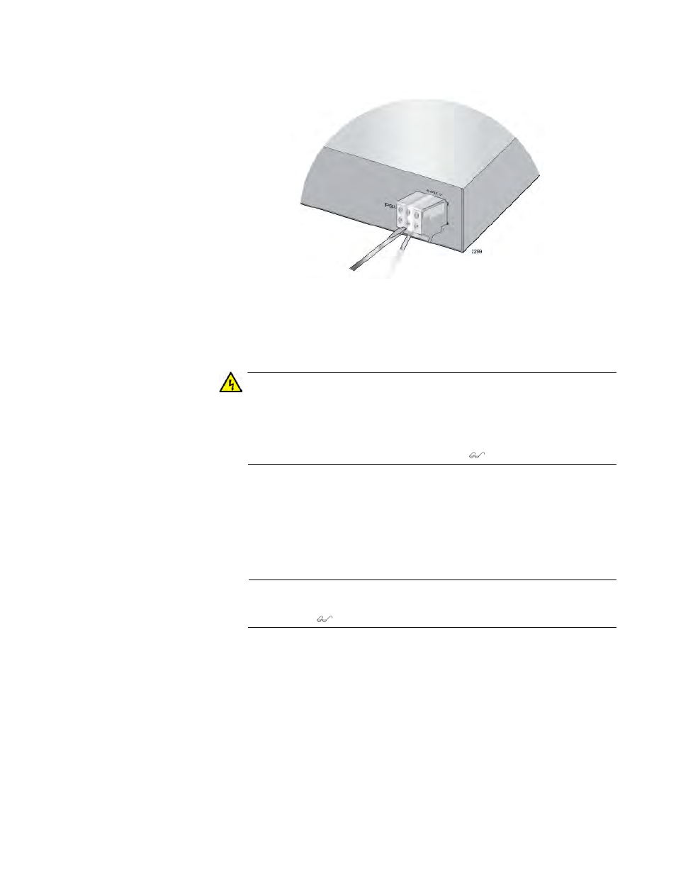 Inserting wires into the dc terminal block | Allied Telesis 8100S Series User Manual | Page 93 / 116