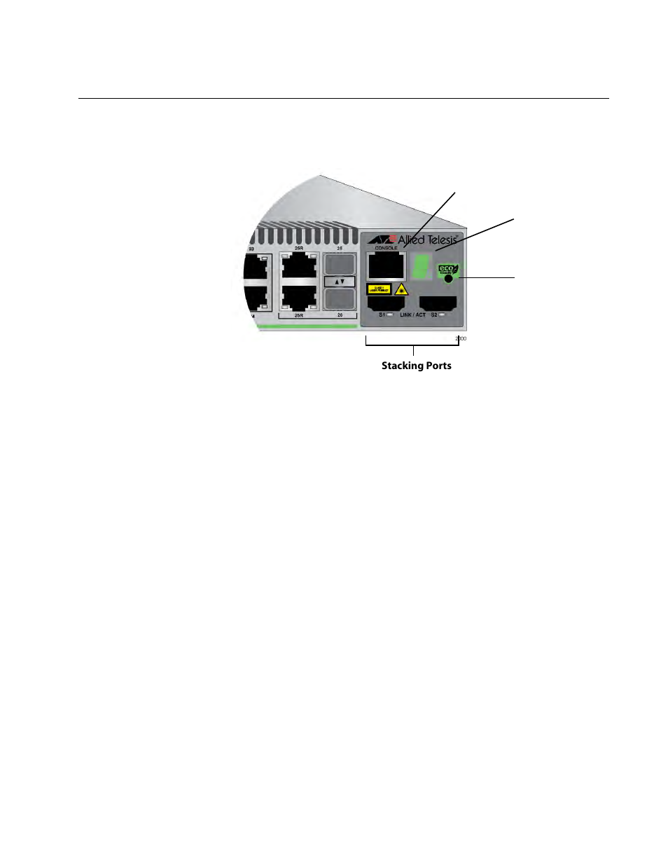 Management panel, Gure 7: management panel | Allied Telesis 8100S Series User Manual | Page 27 / 140