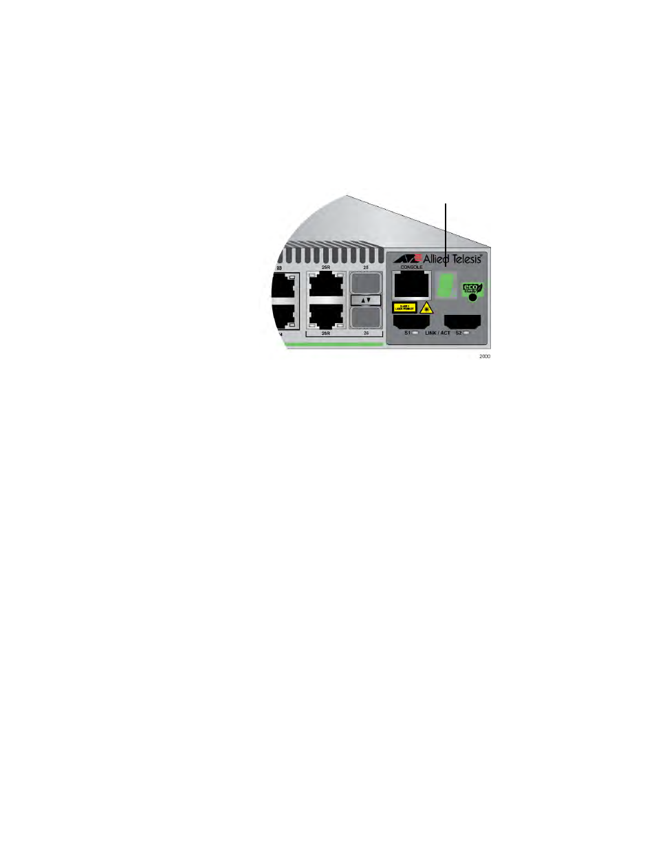 Stack id led | Allied Telesis 8100S Series User Manual | Page 46 / 140