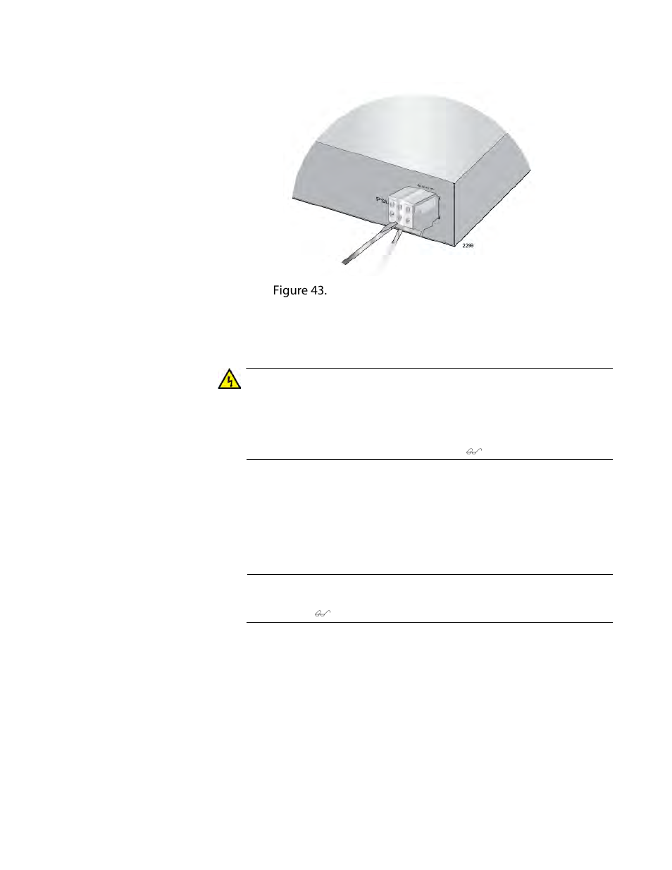 Inserting wires into the dc terminal block | Allied Telesis 8100S Series User Manual | Page 99 / 140