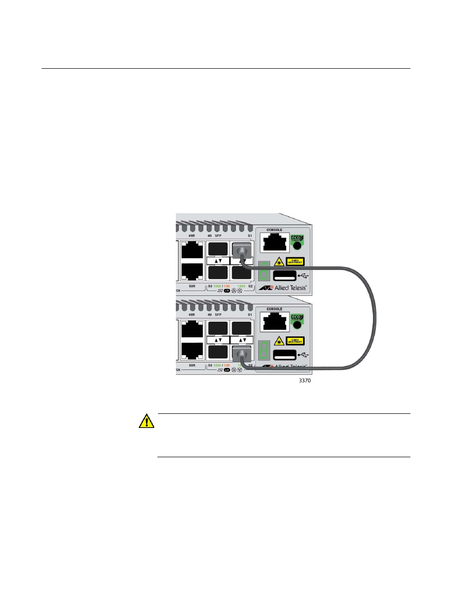 Stacking port topologies | Allied Telesis x310 Series User Manual | Page 50 / 120