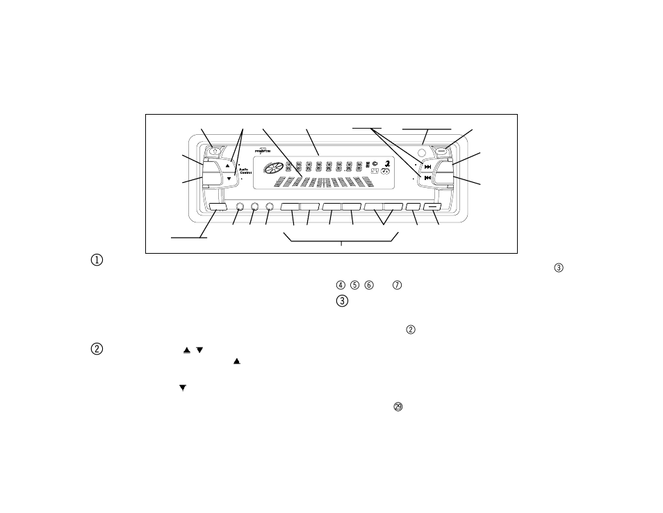 Operating instructions | Audiovox Prestige P-49 User Manual | Page 3 / 16