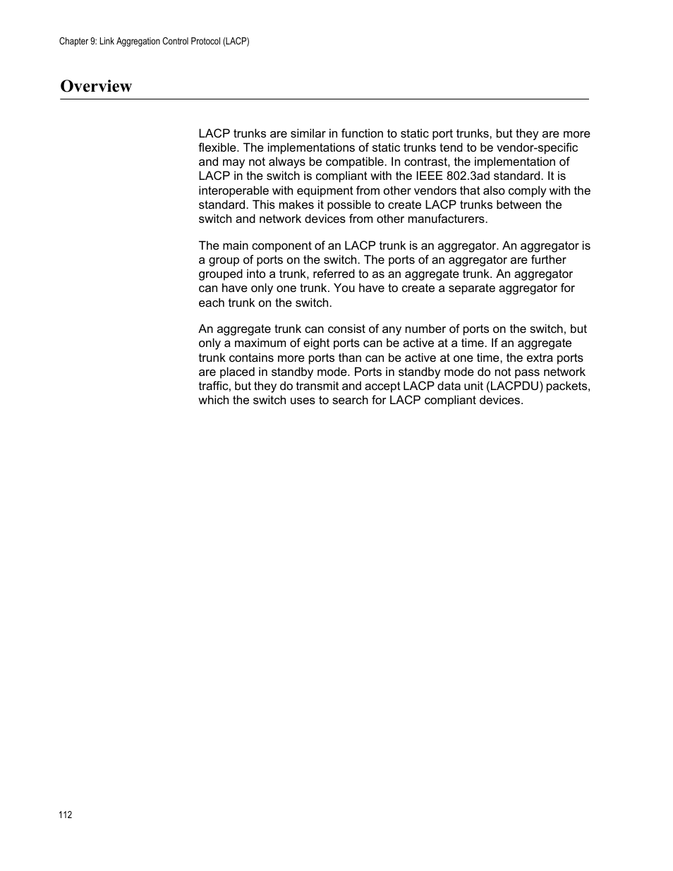 Overview | Allied Telesis AT-8100 Series User Manual | Page 112 / 330