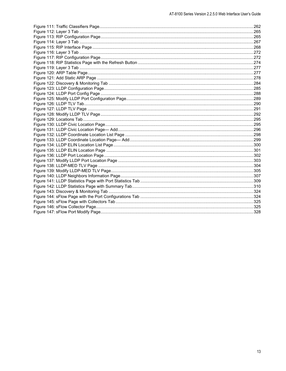 Allied Telesis AT-8100 Series User Manual | Page 13 / 330
