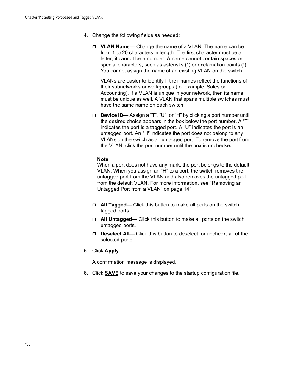 Allied Telesis AT-8100 Series User Manual | Page 138 / 330