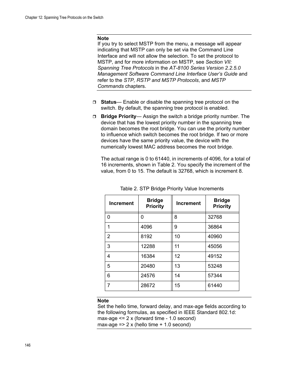 Allied Telesis AT-8100 Series User Manual | Page 146 / 330