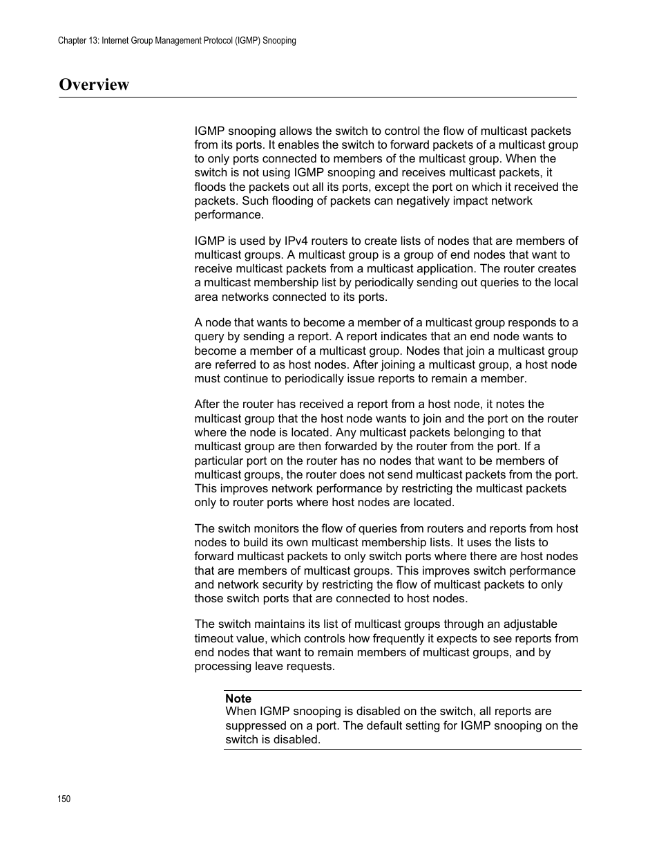 Overview | Allied Telesis AT-8100 Series User Manual | Page 150 / 330