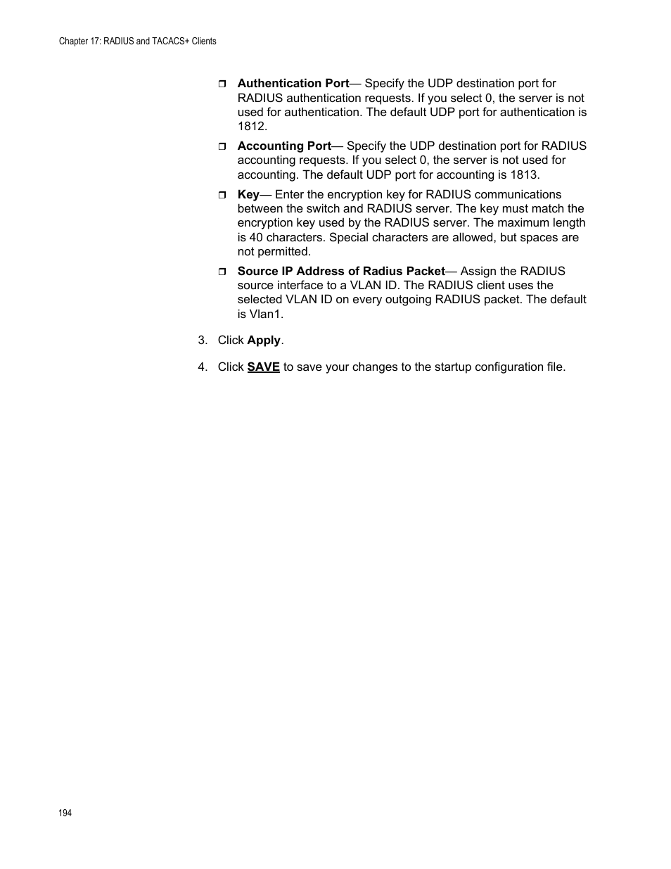 Allied Telesis AT-8100 Series User Manual | Page 194 / 330