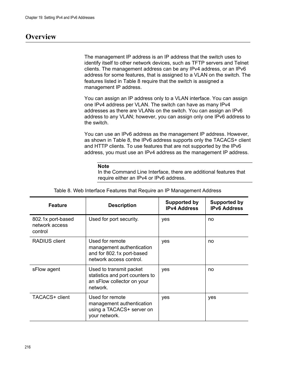 Overview | Allied Telesis AT-8100 Series User Manual | Page 216 / 330