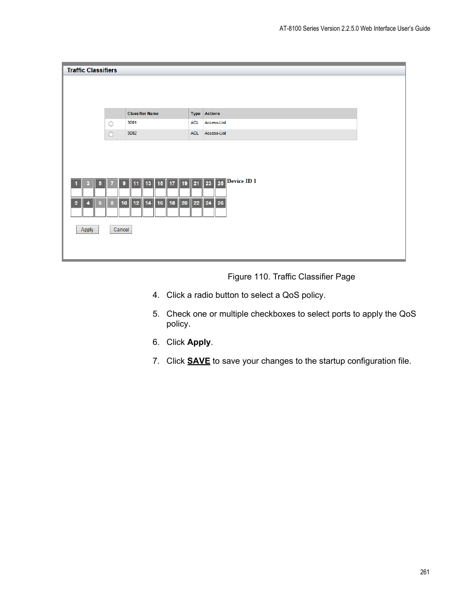 Allied Telesis AT-8100 Series User Manual | Page 261 / 330
