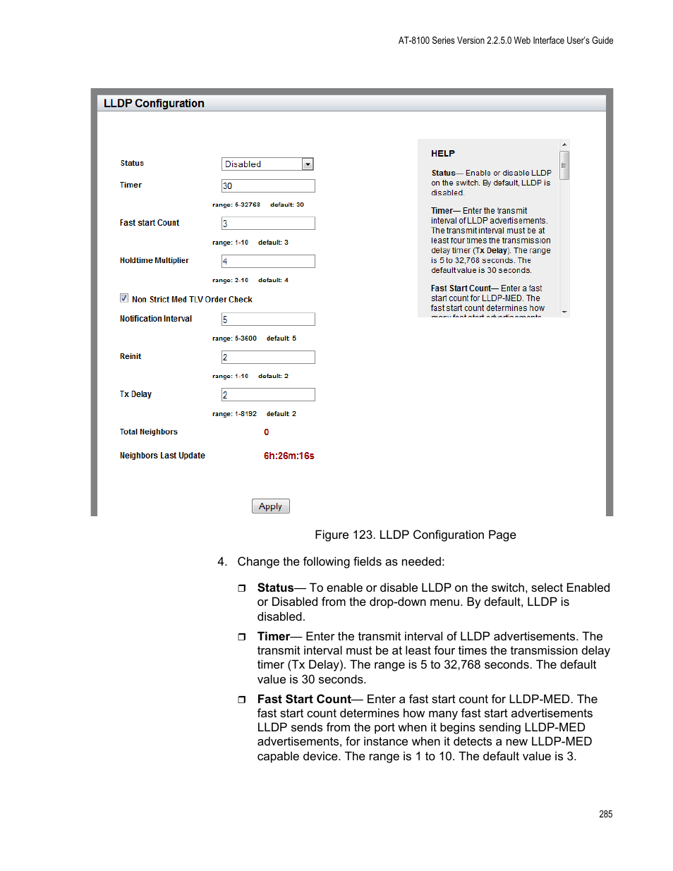 Allied Telesis AT-8100 Series User Manual | Page 285 / 330