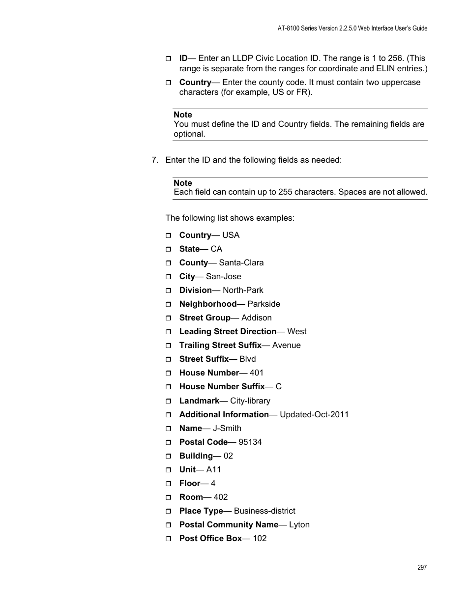 Allied Telesis AT-8100 Series User Manual | Page 297 / 330