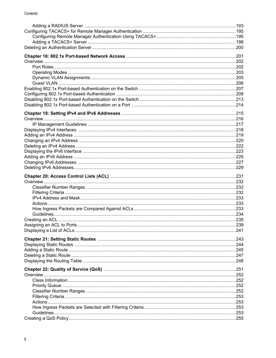 Allied Telesis AT-8100 Series User Manual | Page 8 / 330