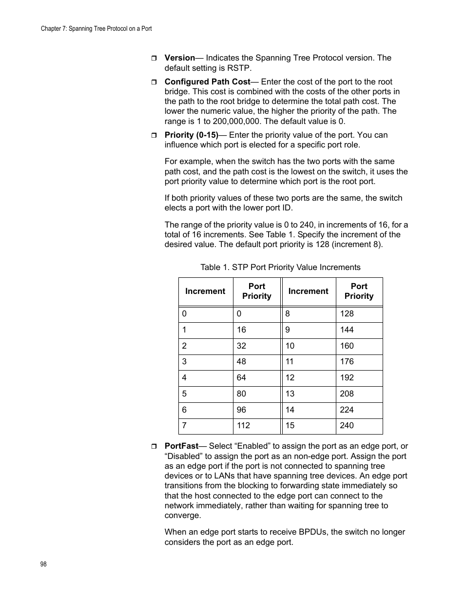 Allied Telesis AT-8100 Series User Manual | Page 98 / 330
