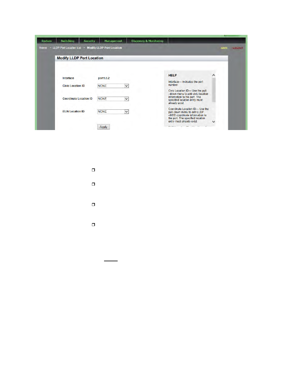 Enabling lldp tlv | Allied Telesis AT-9000 Series User Manual | Page 224 / 258