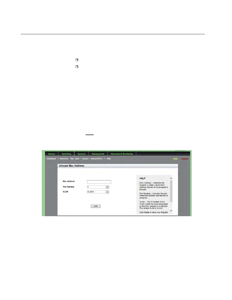 Assigning a mac address, Assigning a unicast address | Allied Telesis AT-9000 Series User Manual | Page 98 / 258