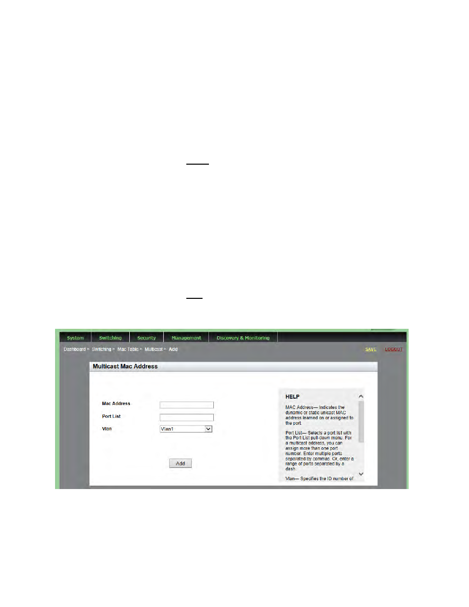 Assigning a multicast address | Allied Telesis AT-9000 Series User Manual | Page 99 / 258