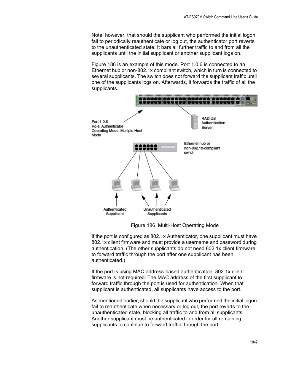 Figure 186. multi-host operating mode 7 | Allied Telesis AT-FS970M Series User Manual | Page 1047 / 1938