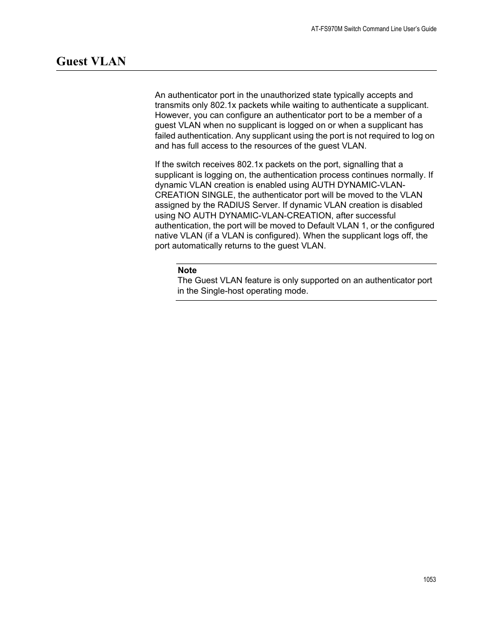 Guest vlan 3, Guest vlan | Allied Telesis AT-FS970M Series User Manual | Page 1053 / 1938