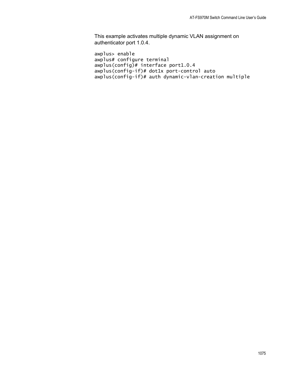 Allied Telesis AT-FS970M Series User Manual | Page 1075 / 1938