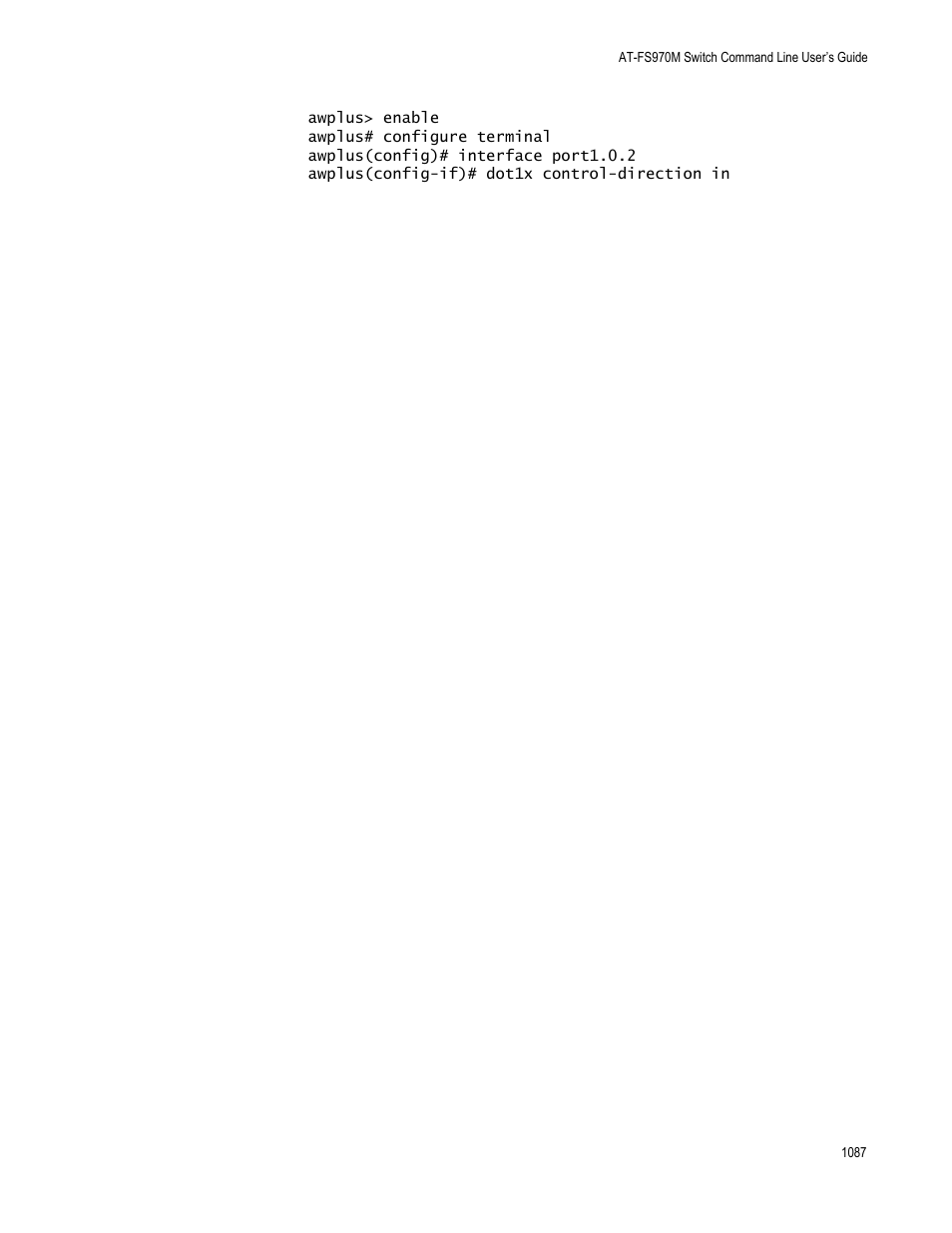 Allied Telesis AT-FS970M Series User Manual | Page 1087 / 1938