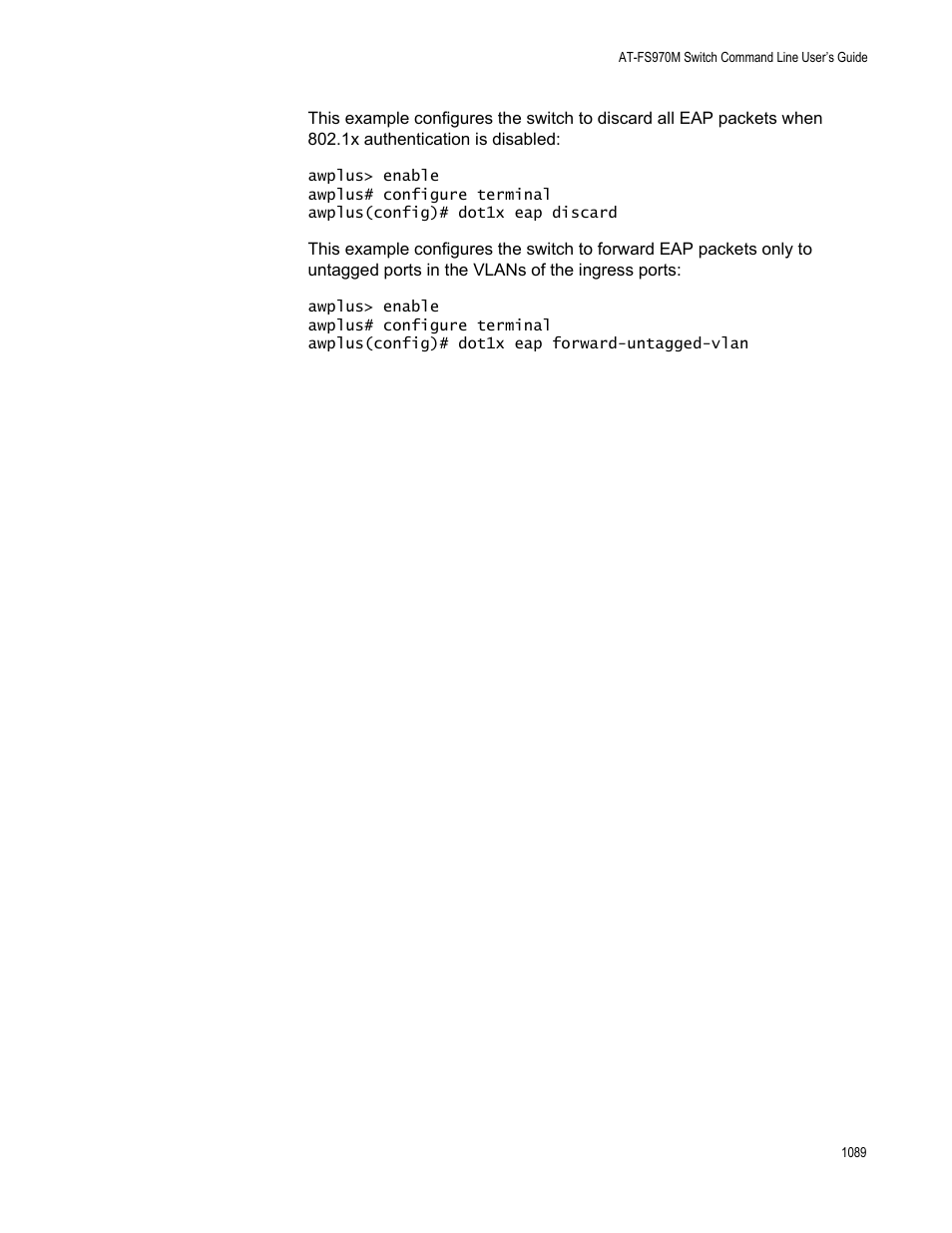 Allied Telesis AT-FS970M Series User Manual | Page 1089 / 1938