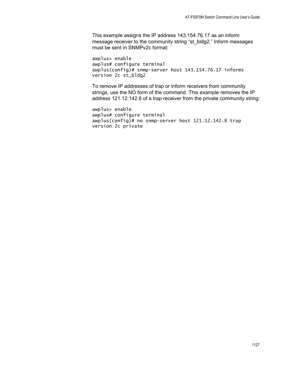 Allied Telesis AT-FS970M Series User Manual | Page 1127 / 1938