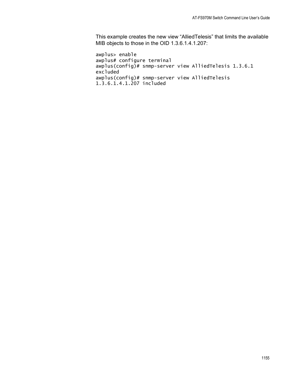 Allied Telesis AT-FS970M Series User Manual | Page 1155 / 1938