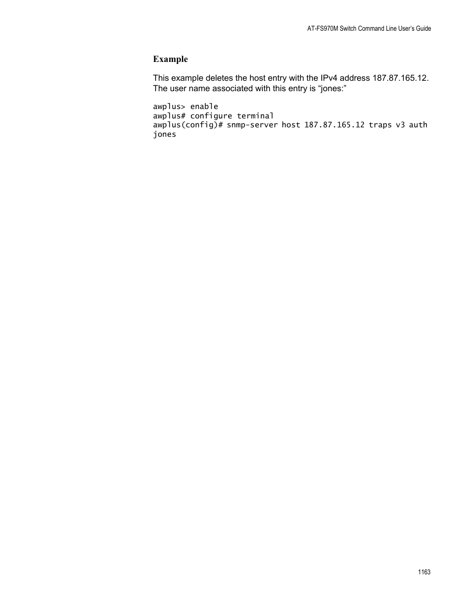 Allied Telesis AT-FS970M Series User Manual | Page 1163 / 1938