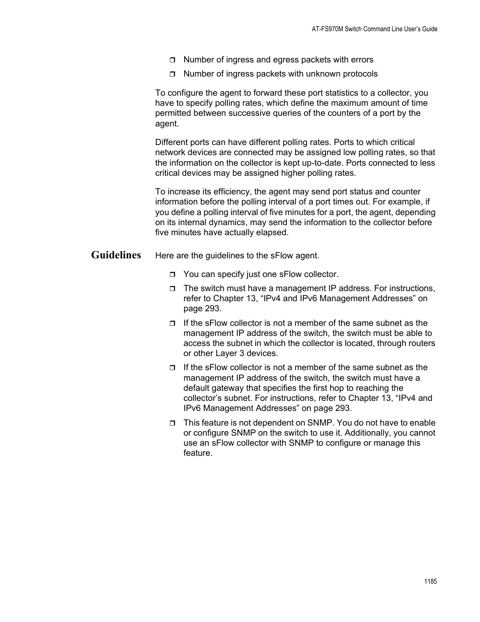 Guidelines 5, Guidelines | Allied Telesis AT-FS970M Series User Manual | Page 1185 / 1938