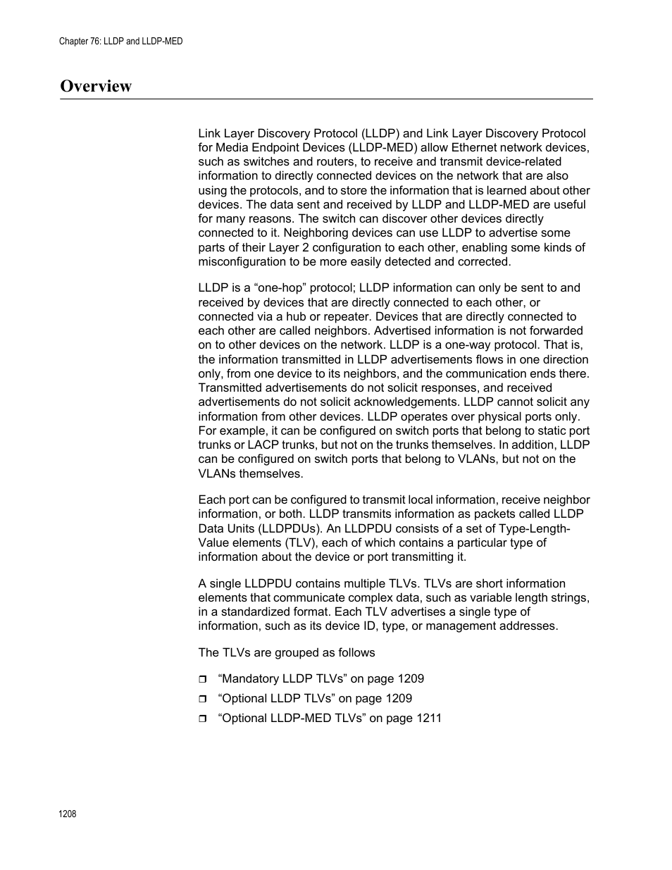 Overview 8, Overview | Allied Telesis AT-FS970M Series User Manual | Page 1208 / 1938