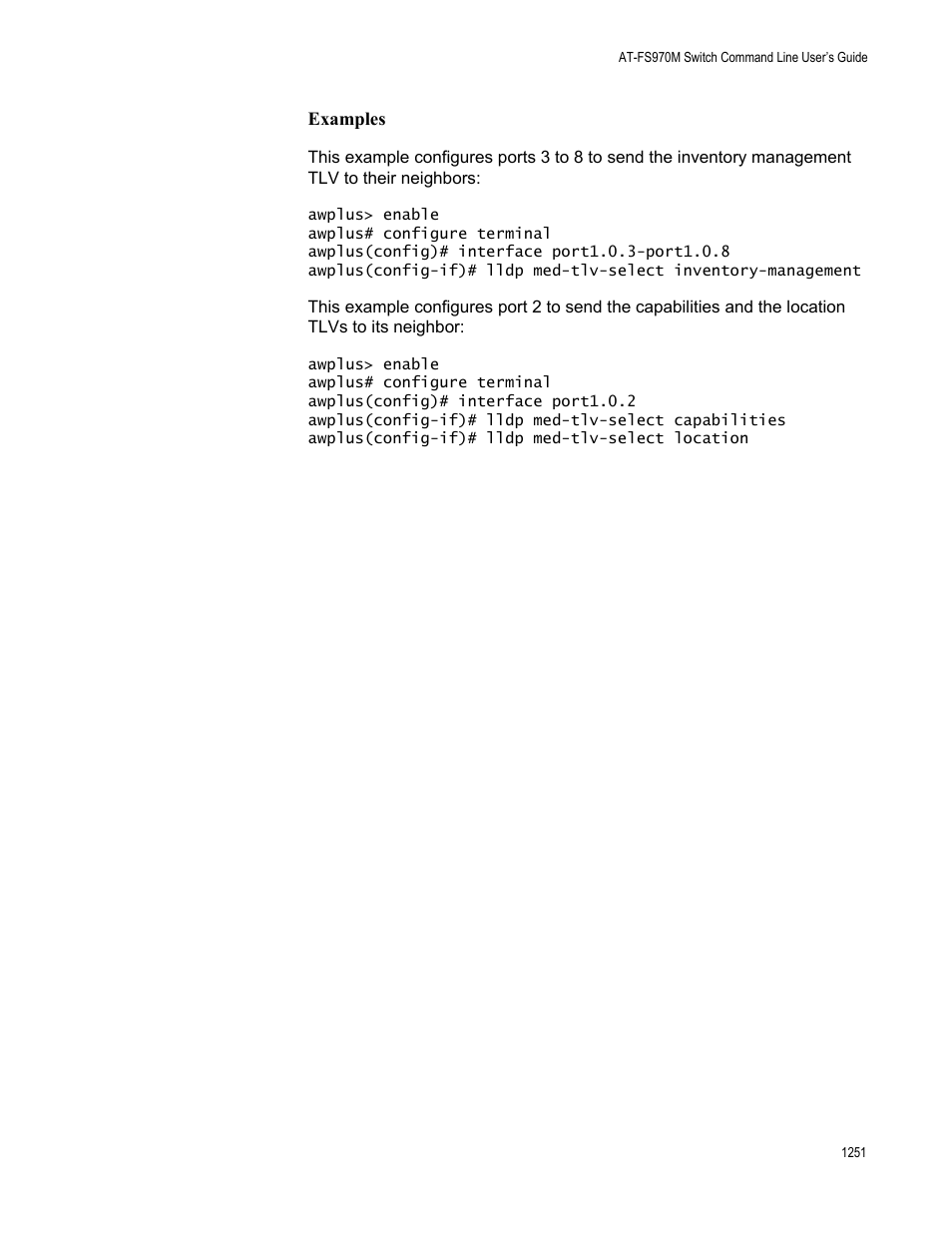 Allied Telesis AT-FS970M Series User Manual | Page 1251 / 1938