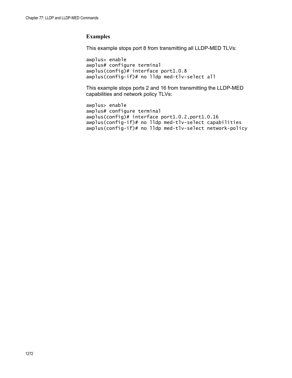 Allied Telesis AT-FS970M Series User Manual | Page 1272 / 1938