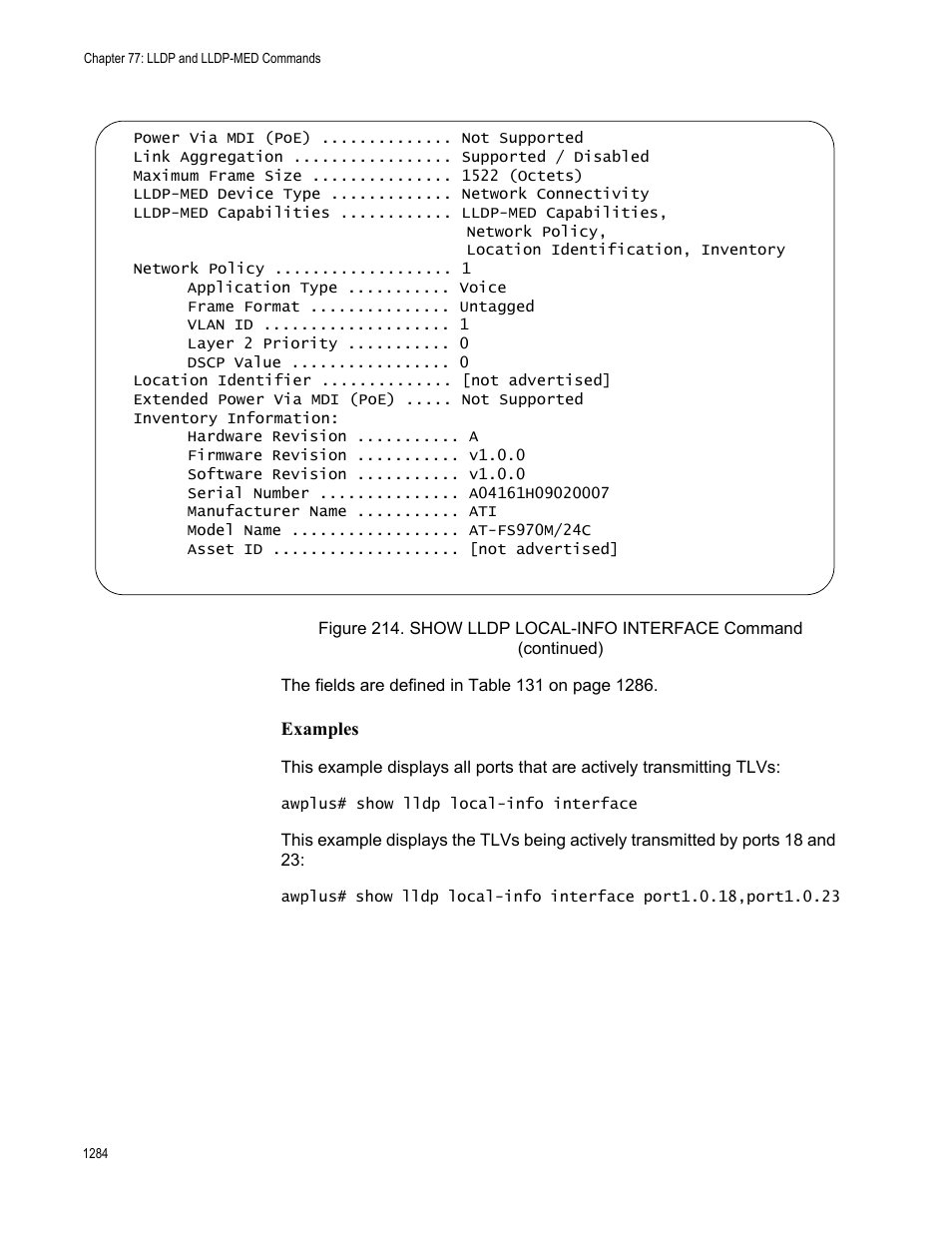 Allied Telesis AT-FS970M Series User Manual | Page 1284 / 1938