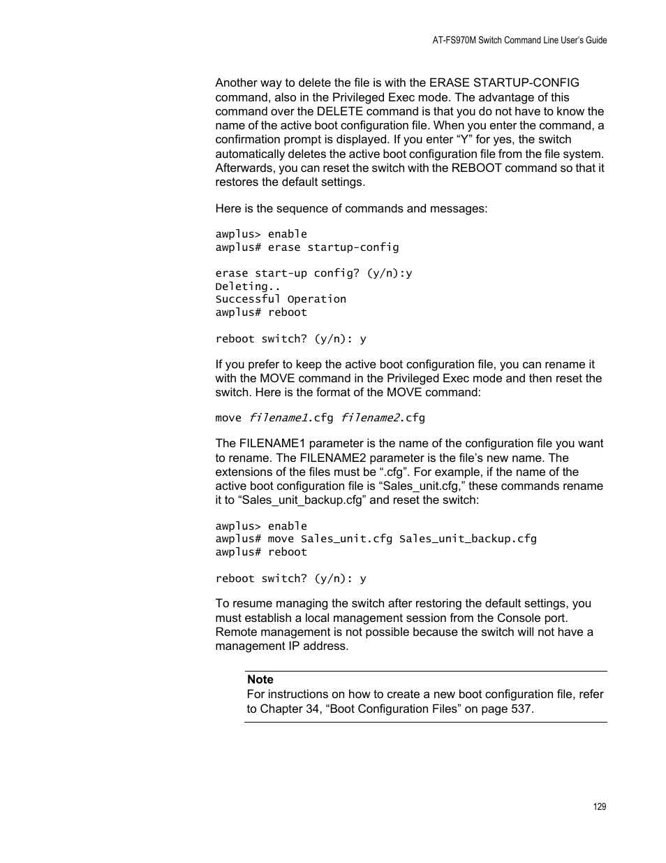 Allied Telesis AT-FS970M Series User Manual | Page 129 / 1938