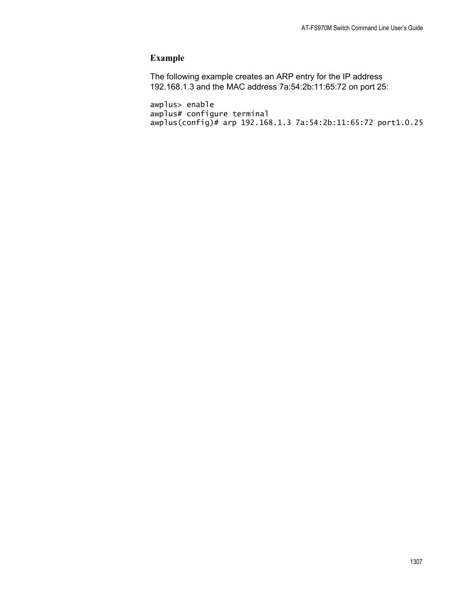 Allied Telesis AT-FS970M Series User Manual | Page 1307 / 1938