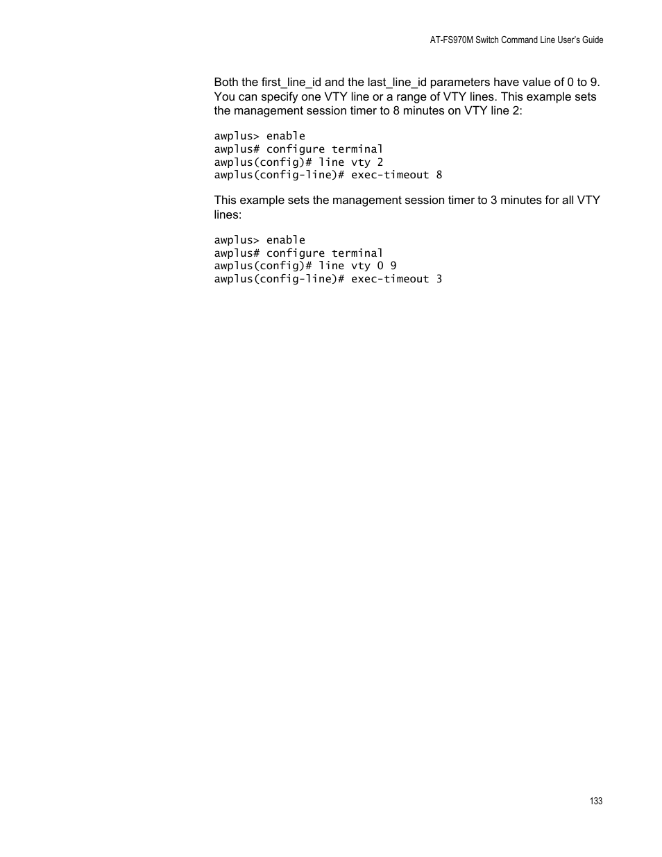 Allied Telesis AT-FS970M Series User Manual | Page 133 / 1938