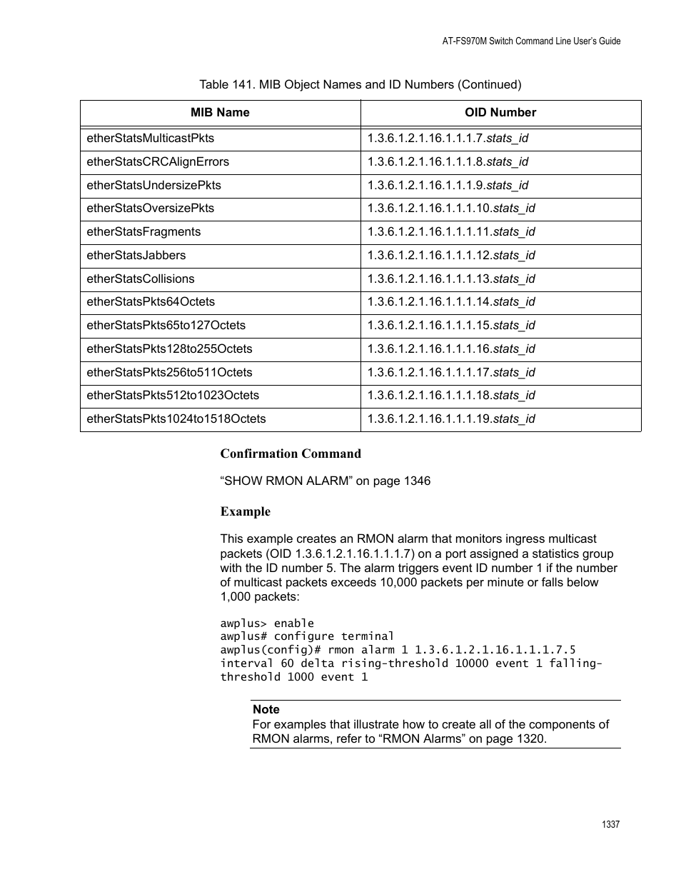 Allied Telesis AT-FS970M Series User Manual | Page 1337 / 1938