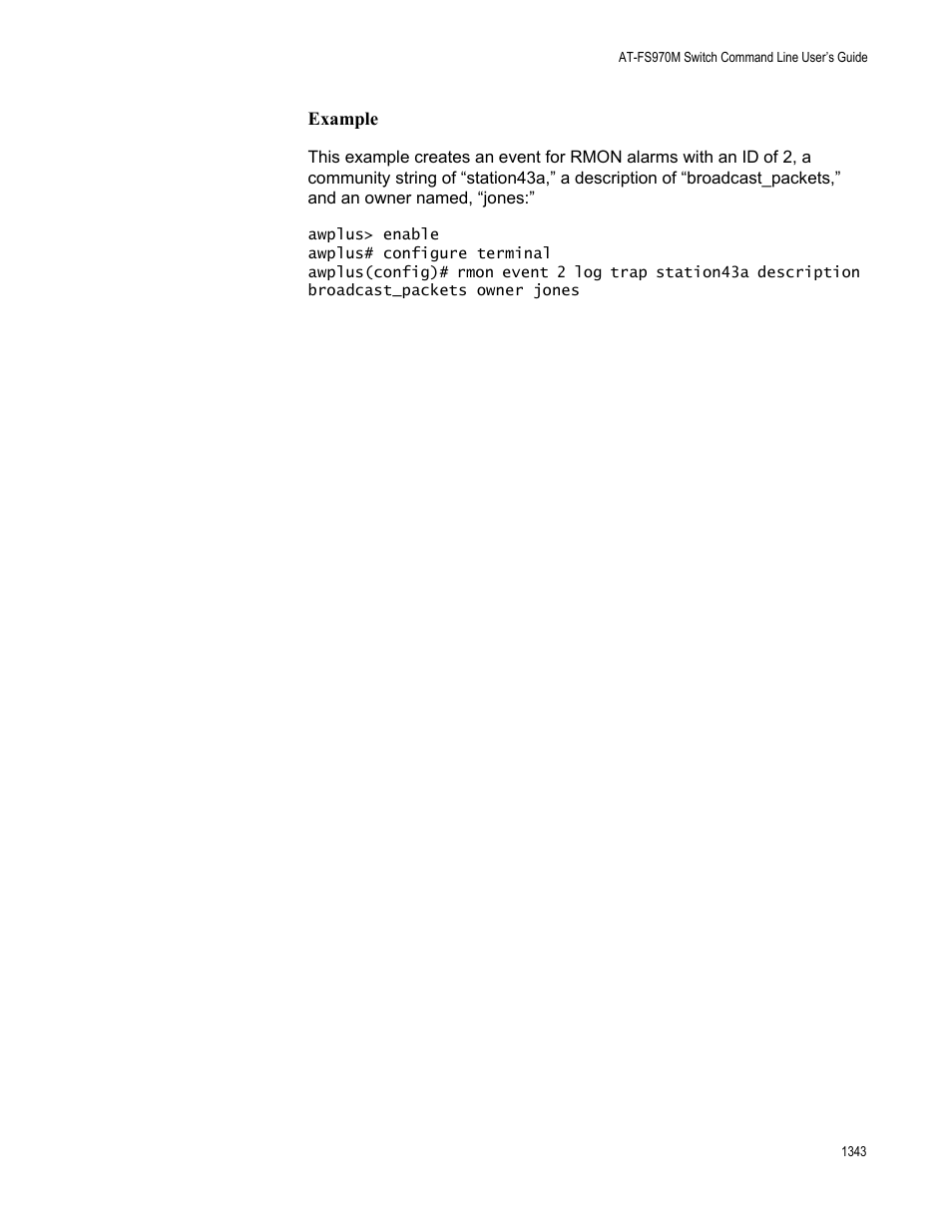 Allied Telesis AT-FS970M Series User Manual | Page 1343 / 1938