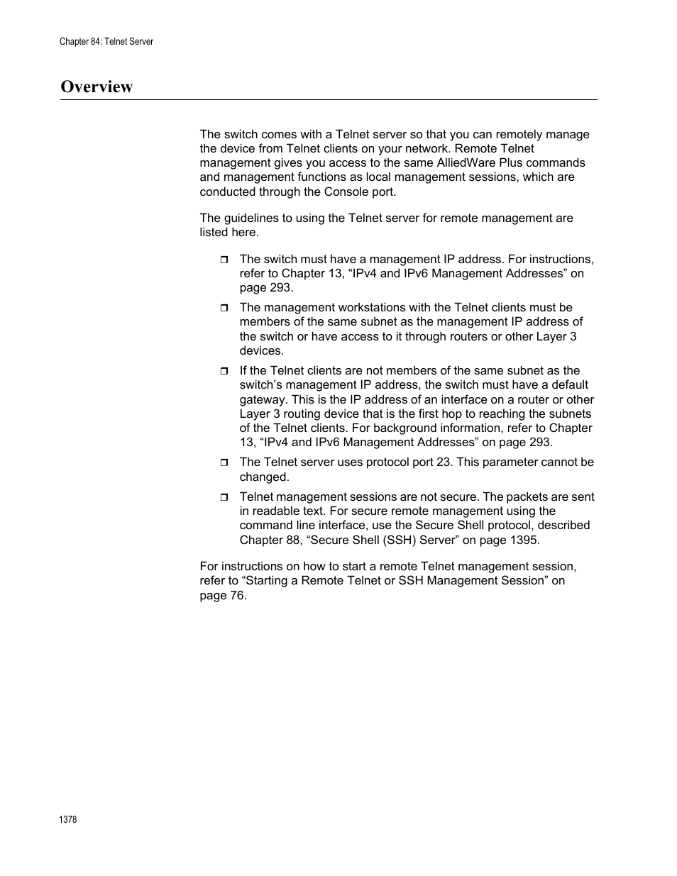 Overview 8, Overview | Allied Telesis AT-FS970M Series User Manual | Page 1378 / 1938
