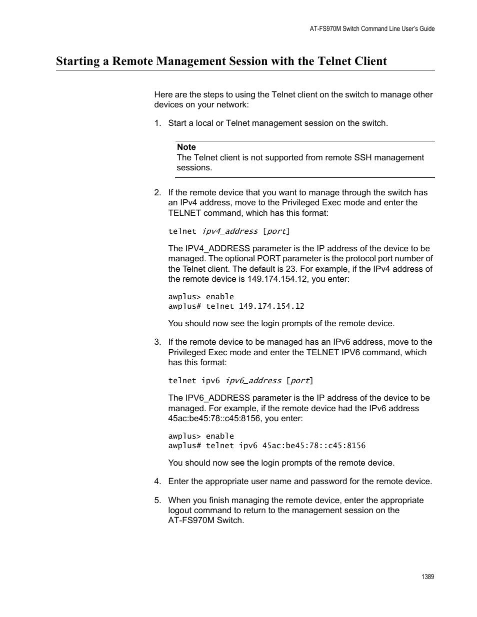 Allied Telesis AT-FS970M Series User Manual | Page 1389 / 1938