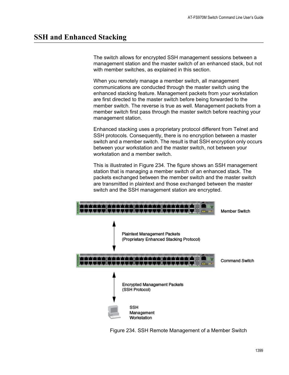 Ssh and enhanced stacking 9, Ssh and enhanced stacking | Allied Telesis AT-FS970M Series User Manual | Page 1399 / 1938