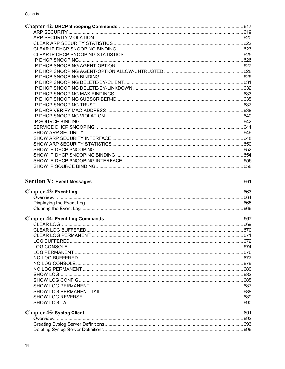 Allied Telesis AT-FS970M Series User Manual | Page 14 / 1938