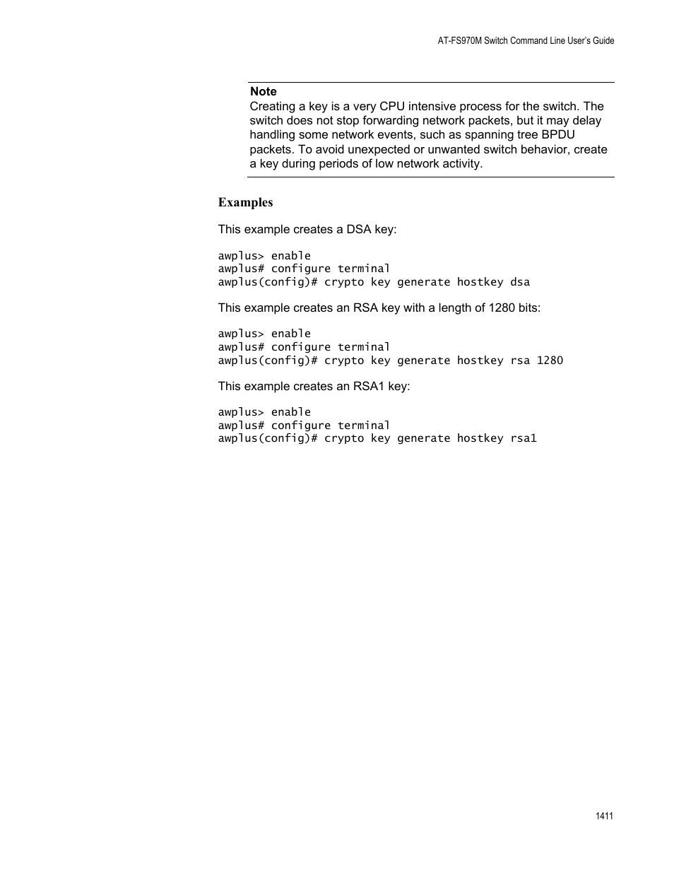 Allied Telesis AT-FS970M Series User Manual | Page 1411 / 1938