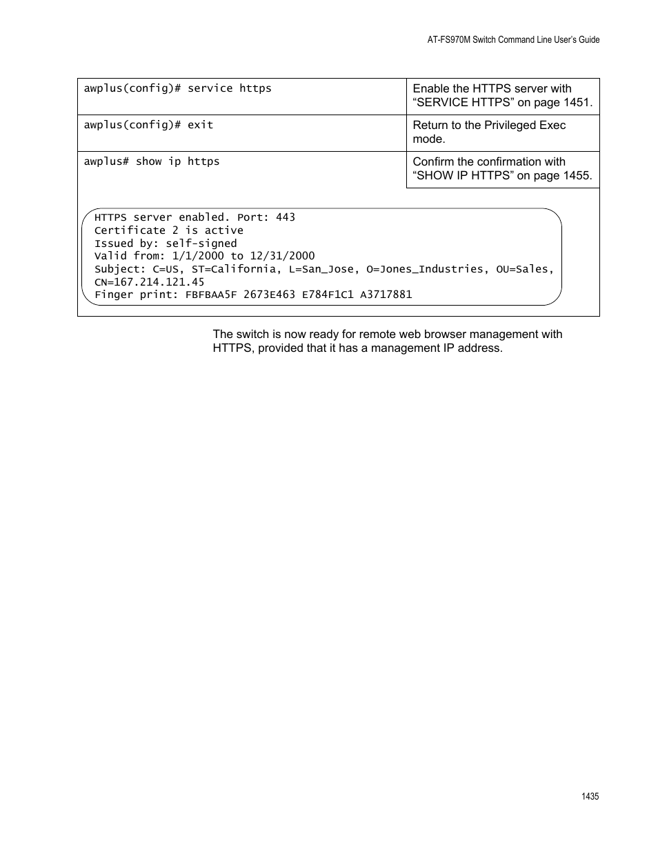 Allied Telesis AT-FS970M Series User Manual | Page 1435 / 1938