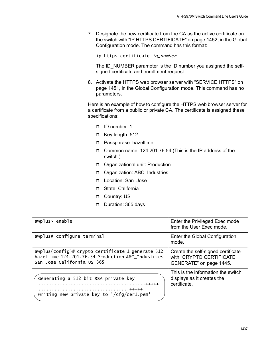 Allied Telesis AT-FS970M Series User Manual | Page 1437 / 1938